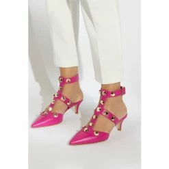 Dune London Pink Calipo Giant Stud Open Courts -Dune London Sales unnamed file 2936