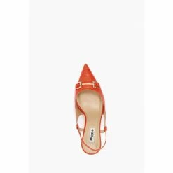 Dune London Orange Click Snaffle Point Slingbacks Sandals -Dune London Sales unnamed file 2964