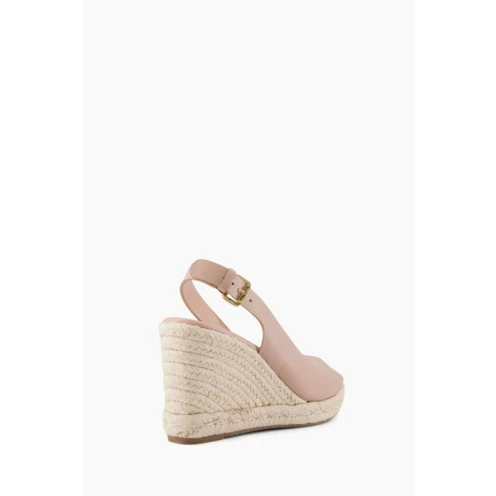 Dune London Pink Kimmy Wedge Heel Sling Back Sandals 5 Dune London Pink Kimmy Wedge Heel Sling Back Sandals - Image 3