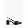 Dune London Black Coaste Block Heel Sling Sandals -Dune London Sales unnamed file 2978