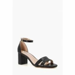 Alternative view of Dune London Maine Block Heel Black Sandals