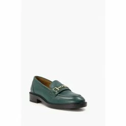 Alternative view of Dune London Green Grid Branded Trim Loafers