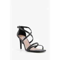 Dune London Black Musical Square Toe High Heel Sandals -Dune London Sales unnamed file 2997