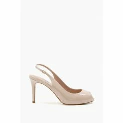 Dune London Natural Coco Slingback Peep Toe Sandas -Dune London Sales unnamed file 3018