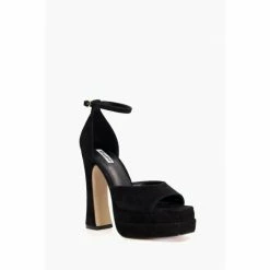 Alternative view of Dune London Black Mega Platform Block Heel Sandals