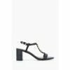 Dune London Black Just Hardware Detail Block Sandals -Dune London Sales unnamed file 3028