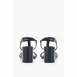 Dune London Black Just Hardware Detail Block Sandals -Dune London Sales unnamed file 3031