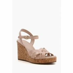 Dune London Natural Koral Lattice Cork Wedges -Dune London Sales unnamed file 3036
