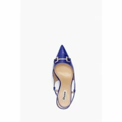 Dune London Blue Click Snaffle Point Slingback Sandals -Dune London Sales unnamed file 3042