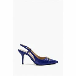 Dune London Blue Click Snaffle Point Slingback Sandals -Dune London Sales unnamed file 3043