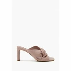 Dune London Natural Magnet Twist Knot Mules