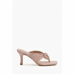 Dune London Natural Mykonos Padded Loop Toe Sandals