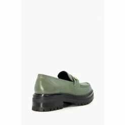 Dune London Green Gallagher Chunky Snaffle Trim Loafers -Dune London Sales unnamed file 306