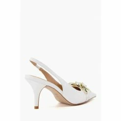Alternative view of Dune London White Canary Chain Open Court Sandal