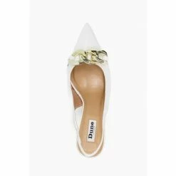 Dune London White Canary Chain Open Court Sandal -Dune London Sales unnamed file 3067