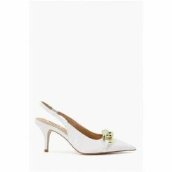 Dune London White Canary Chain Open Court Sandal -Dune London Sales unnamed file 3069