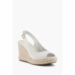 Alternative view of Dune London Natural Kimmy Wedge Heel Sling Back Sandals