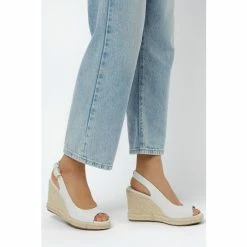 Dune London Natural Kimmy Wedge Heel Sling Back Sandals -Dune London Sales unnamed file 3074