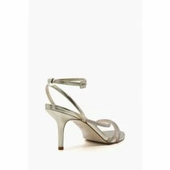 Dune London Wide Fit Gold Maximum Tubular Mid Heel Sandals -Dune London Sales unnamed file 3078