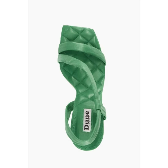 Dune London Green Marbled Square Toe Heeled Slingback Sandals 6 Dune London Green Marbled Square Toe Heeled Slingback Sandals - Image 4
