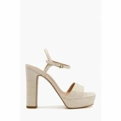 Dune London Natural Matche High Platform Sandal