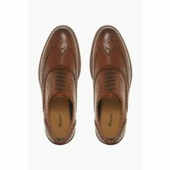 Dune London Pollodium Brown Leather Heavy Brogue Shoes -Dune London Sales unnamed file 311