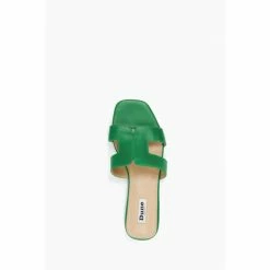 Dune London Green Loupe Smart Slider Sandals -Dune London Sales unnamed file 3110