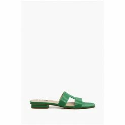 Dune London Green Loupe Smart Slider Sandals -Dune London Sales unnamed file 3111