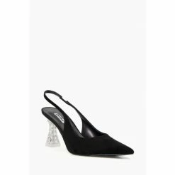 Alternative view of Dune London Carnation Perspex Crystal Black Heels