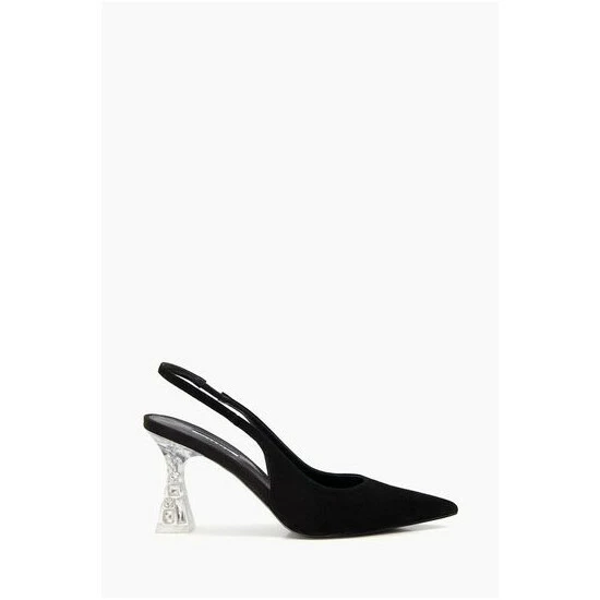 Dune London Carnation Perspex Crystal Black Heels 8 Dune London Carnation Perspex Crystal Black Heels - Image 6