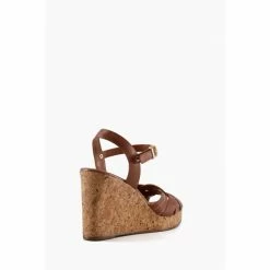 Dune London Brown Koral Lattice Cork Wedges -Dune London Sales unnamed file 3126
