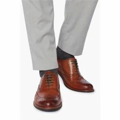 Dune London Pollodium Brown Leather Heavy Brogue Shoes -Dune London Sales unnamed file 313