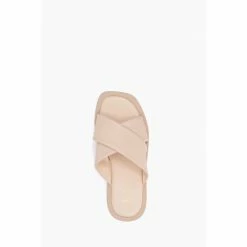 Dune London Natural Licorice Cross Strap Sandals -Dune London Sales unnamed file 3133