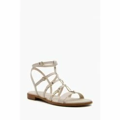 Alternative view of Dune London White Lakes Hardware Gladiator Sandals
