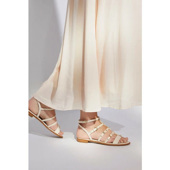Dune London White Lakes Hardware Gladiator Sandals 7 Dune London White Lakes Hardware Gladiator Sandals - Image 5