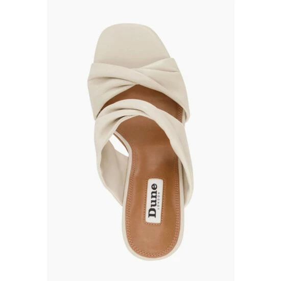 Dune London Natural Mettle Double Twist Strap Sandals 6 Dune London Natural Mettle Double Twist Strap Sandals - Image 4