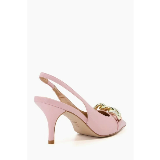 Dune London Pink Canary Chain Open Court Sandal 4 Dune London Pink Canary Chain Open Court Sandal - Image 2