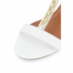 Dune London White Just Hardware Detail Block Sandals -Dune London Sales unnamed file 3158