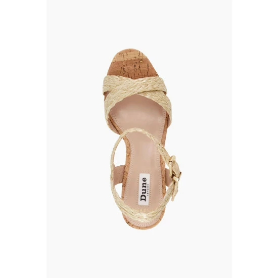 Dune London Natural Kelisa Braided Upper Sandals 6 Dune London Natural Kelisa Braided Upper Sandals - Image 4