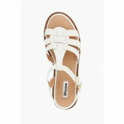 Dune London White Latch Espadrille Sole Sandals -Dune London Sales unnamed file 3168