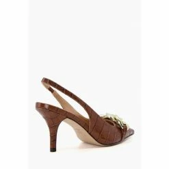 Alternative view of Dune London Brown Canary Chain Open Court Sandal