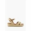 Dune London Natural Linnie Cross Strap Flatform Sandals -Dune London Sales unnamed file 3183
