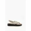 Dune London Natural Latest Cross Strap Soft Volume Sandals -Dune London Sales unnamed file 3194