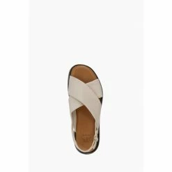 Dune London Natural Latest Cross Strap Soft Volume Sandals -Dune London Sales unnamed file 3197
