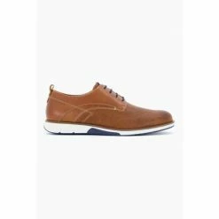 Dune London Brown Balad Punched Plain Wedge Gibson Shoes -Dune London Sales unnamed file 323