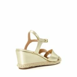 Dune London Golden Keelie Mini Wedge Sandals -Dune London Sales unnamed file 3234