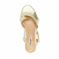 Dune London Golden Keelie Mini Wedge Sandals -Dune London Sales unnamed file 3235