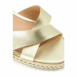 Dune London Golden Keelie Mini Wedge Sandals -Dune London Sales unnamed file 3236