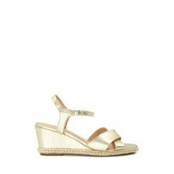 Dune London Golden Keelie Mini Wedge Sandals -Dune London Sales unnamed file 3238