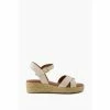 Dune London Womens White Wf Linnie Cross Strap Flatform -Dune London Sales unnamed file 3239